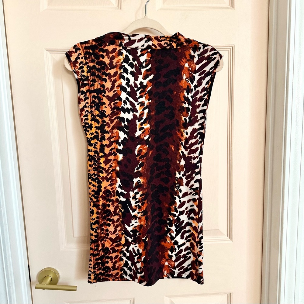 Animal print Dana Buchman top - Picture 4 of 4